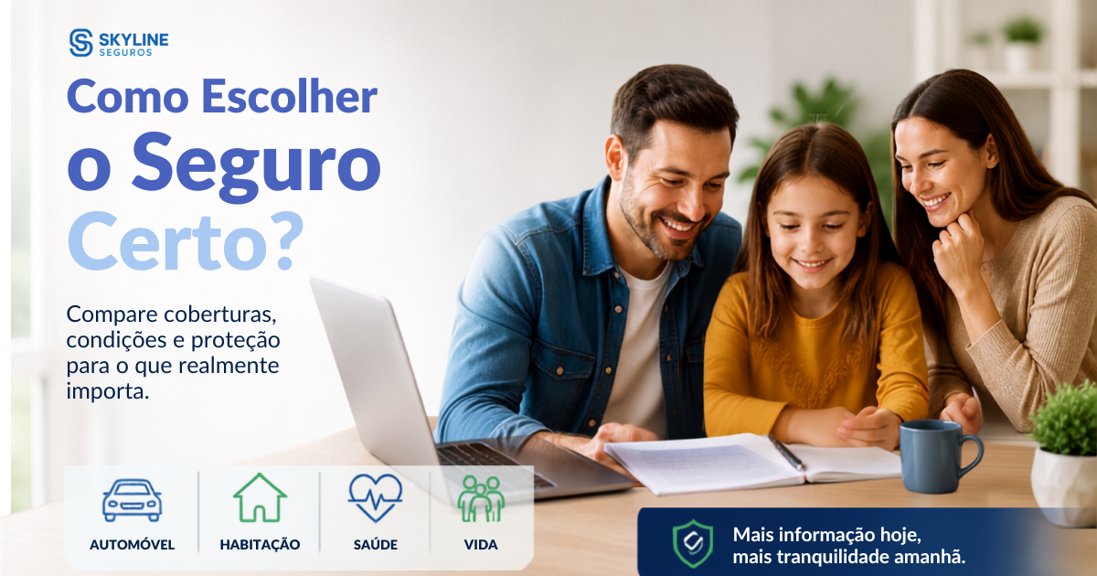Como escolher o seguro certo em Portugal e comparar coberturas